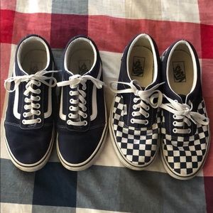 2 pairs of Vans shoes